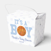 Ballotins C'est un garçon ! Baby shower Blue Basketball (Arrière)