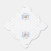 Ballotins C'est un garçon ! Baby shower de base-ball bleu (Déplié)