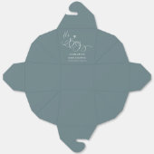 Ballotins C'est un garçon ! Baby shower de calligraphie mini (Déplié)