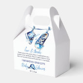 Ballotins C'est un garçon bleu bébé sport chaussures casquet (Verso)