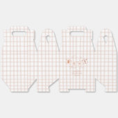 Ballotins C'est un garçon ! Douce gingham marron Notedry Bab (Déplié)