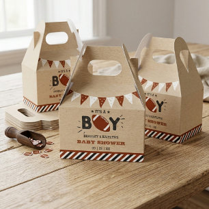 Ballotins C'est un garçon ! Football Thème Co-ed Baby shower