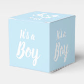 Ballotins C'est un garçon, un baby shower bleu clair, révèle (Verso)