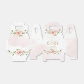 Ballotins C'est un Merci de baby shower fleuri (Déplié)