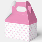 Ballotins C'est une boîte de faveur de spirale rose pour Bab (Verso)