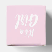 Ballotins C'est une fille, baby shower rose clair, révélatio (Haut)