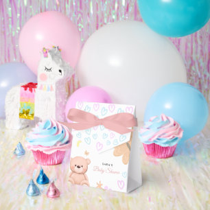 Ballotins C'est une fille Ourson mignon Fête de naissance de