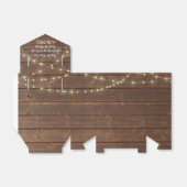 Ballotins Chaîne de lumière mariage sur Ballotin en bois de  (Déplié)