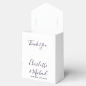 Ballotins Chaîne Lights Signature Script Mariage violet (Ouvert)