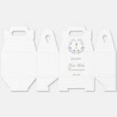 Ballotins Chalice de feuillage bleu première communion (Déplié)