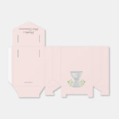 Ballotins Chalice et Buds Rose Verdure Première communion (Déplié)