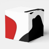 Ballotins Chambre de décalage : Noir, Blanc et Rouge Abstrai (Arrière)