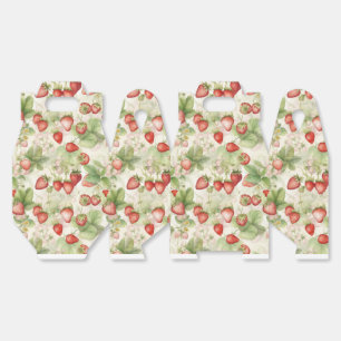 Ballotins champ de fraises mûres et rouges