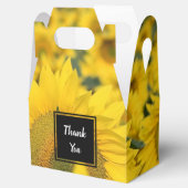 Ballotins Champ jaune de tournesols photo (Ouvert)