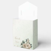 Ballotins champagne fleurs verdure mariage (Ouvert)