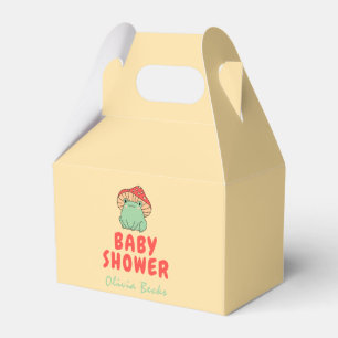 Ballotins Champignons avec Baby shower de grenouille