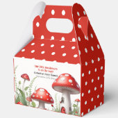 Ballotins Champignons rouges Baby shower des bois (Recto)