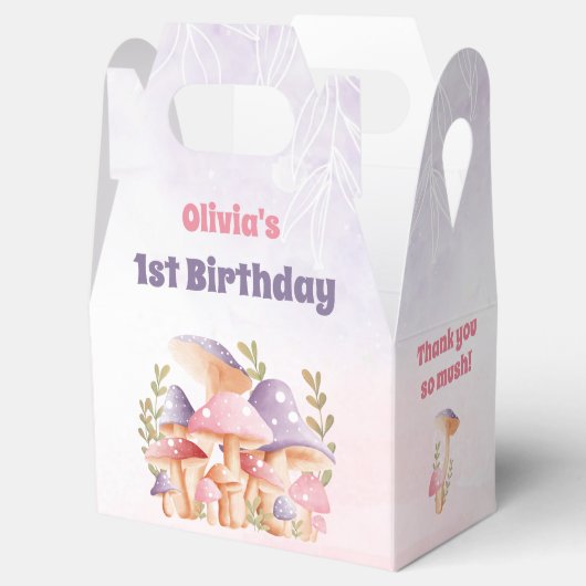 Ballotins Champignons violets roses automne 1er anniversaire (Ouvert)