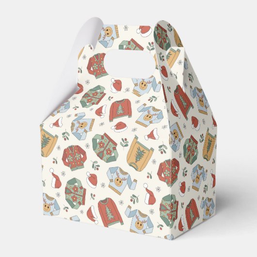 Ballotins Chandails de Noël et Motif Casquette (Arrière)