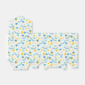 Ballotins Chanukah Dreidels Doughnut Gold Blue White (Déplié)