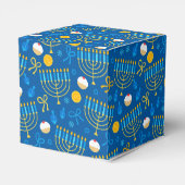 Ballotins Chanukah Menorah Gelt Dreidel Bleu (Arrière)