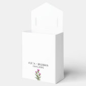 Ballotins Chardon Pourpre Fleurs Écossaises Mariage Moderne (Ouvert)
