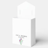 Ballotins Chardon violet écossais Floral Mariage moderne (Ouvert)