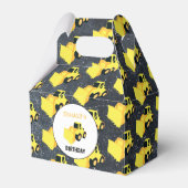 Ballotins Chargeur frontal Construction Camion Anniversaire (Verso)