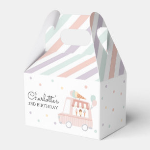 Ballotins Chariot à glace rose Décorations de fête d'anniver