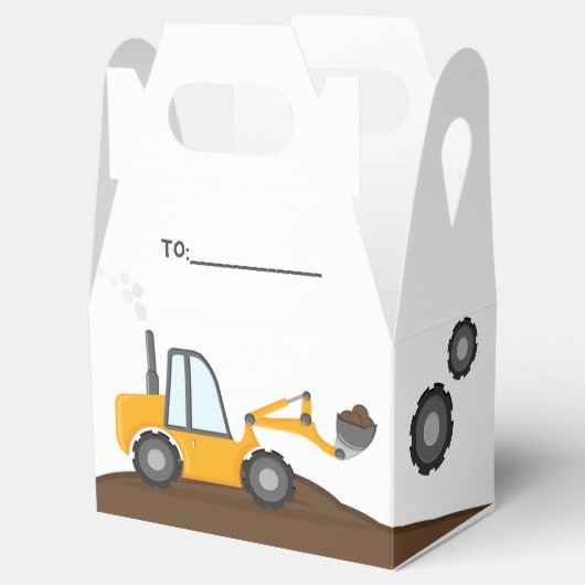 Ballotins Chariot de construction Anniversaire (Ouvert)