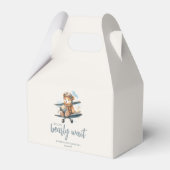 Ballotins Charmant Baby shower Garçon Bleu Teddy (Verso)