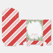 Ballotins Charmant Baby shower rustique d'aquarelle de Noël (Déplié)