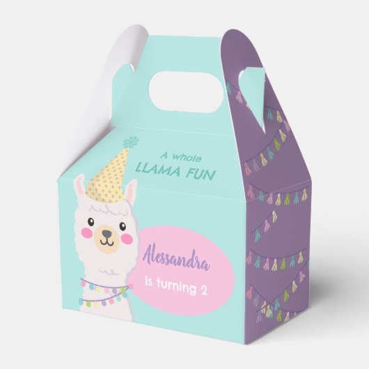 Ballotins Charmant Ballotin lama pastel (Verso)