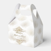 Ballotins Charmante Gold Great Gatsby Art Déco Mariage des a (Arrière)