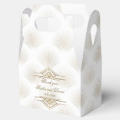 Ballotins Charmante Gold Great Gatsby Art Déco Mariage des a (Ouvert)