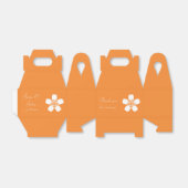 Ballotins Charming Sakura en Ballotin orange (Déplié)