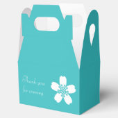 Ballotins Charming Sakura en Ballotin Turquoise (Ouvert)