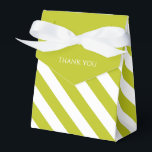 Ballotins Chartreuse rayée<br><div class="desc">Boîtes-cadeaux chartreuse rayées mignonnes pour les occasions.</div>