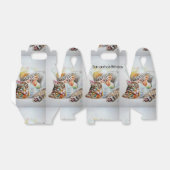 Ballotins Chat Aquarelle Anniversaire Fête Ballotin de gâtea (Déplié)