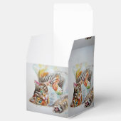 Ballotins Chat Aquarelle Anniversaire Fête Ballotin de gâtea (Ouvert)