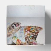 Ballotins Chat Aquarelle Anniversaire Fête Ballotin de gâtea (Haut)