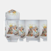 Ballotins Chat Aquarelle Anniversaire Fête Ballotin de gâtea (Déplié)