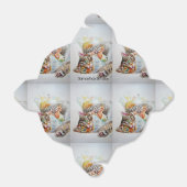 Ballotins Chat Aquarelle Anniversaire Fête Ballotin de gâtea (Déplié)