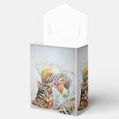 Ballotins Chat Aquarelle Anniversaire Fête Ballotin de gâtea (Ouvert)