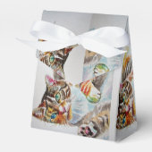 Ballotins Chat Aquarelle Anniversaire Fête Ballotin de gâtea (Verso)