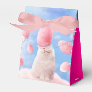 Ballotins Chat Avec Coton Candy Cheveux