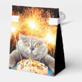 Ballotins Chat Avec Cupcake Sparkler (Arrière)