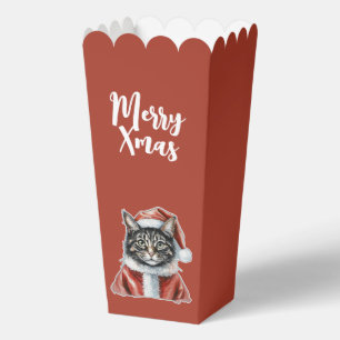 Ballotins Chat avec tenue du Père Noël - Noël 1