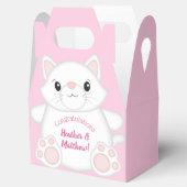 Ballotins Chat Baby shower Kitty Rose (Ouvert)