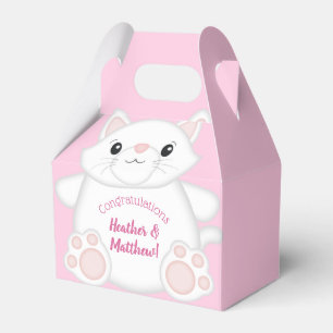 Ballotins Chat Baby shower Kitty Rose